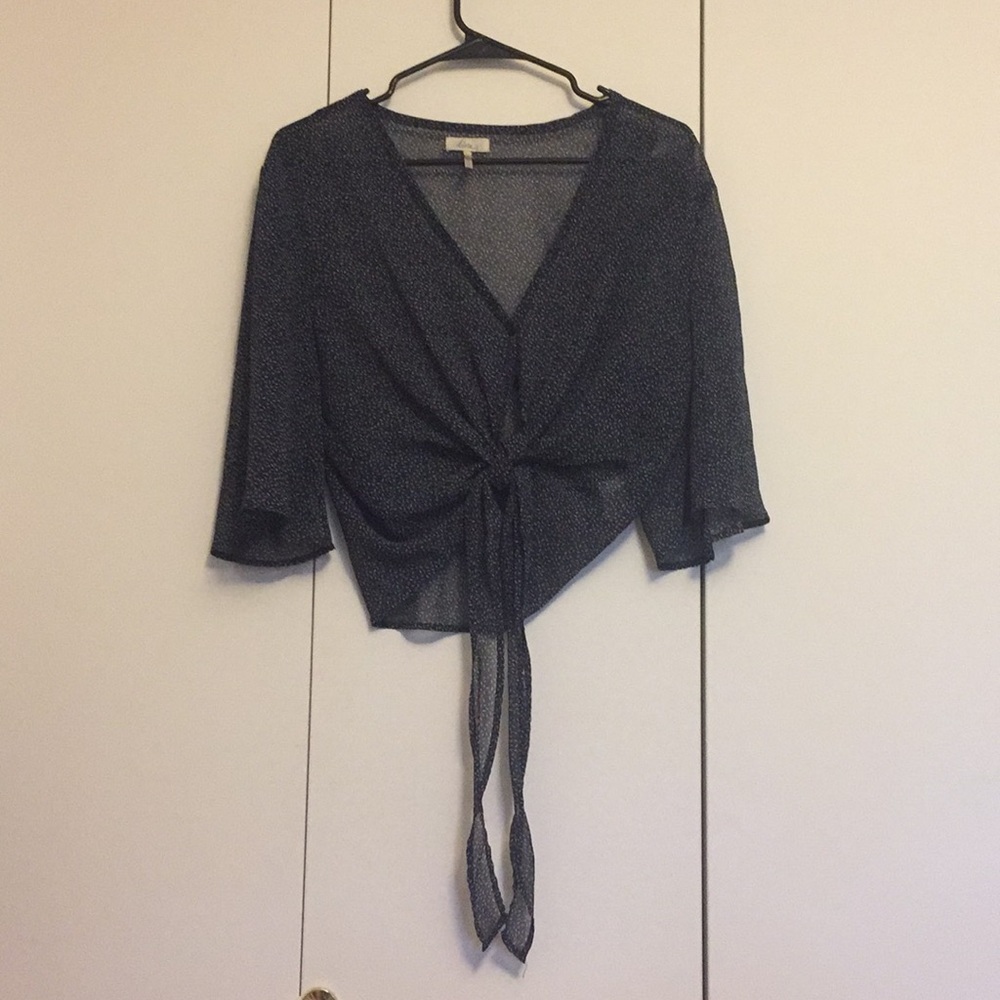 Flowy sheer top